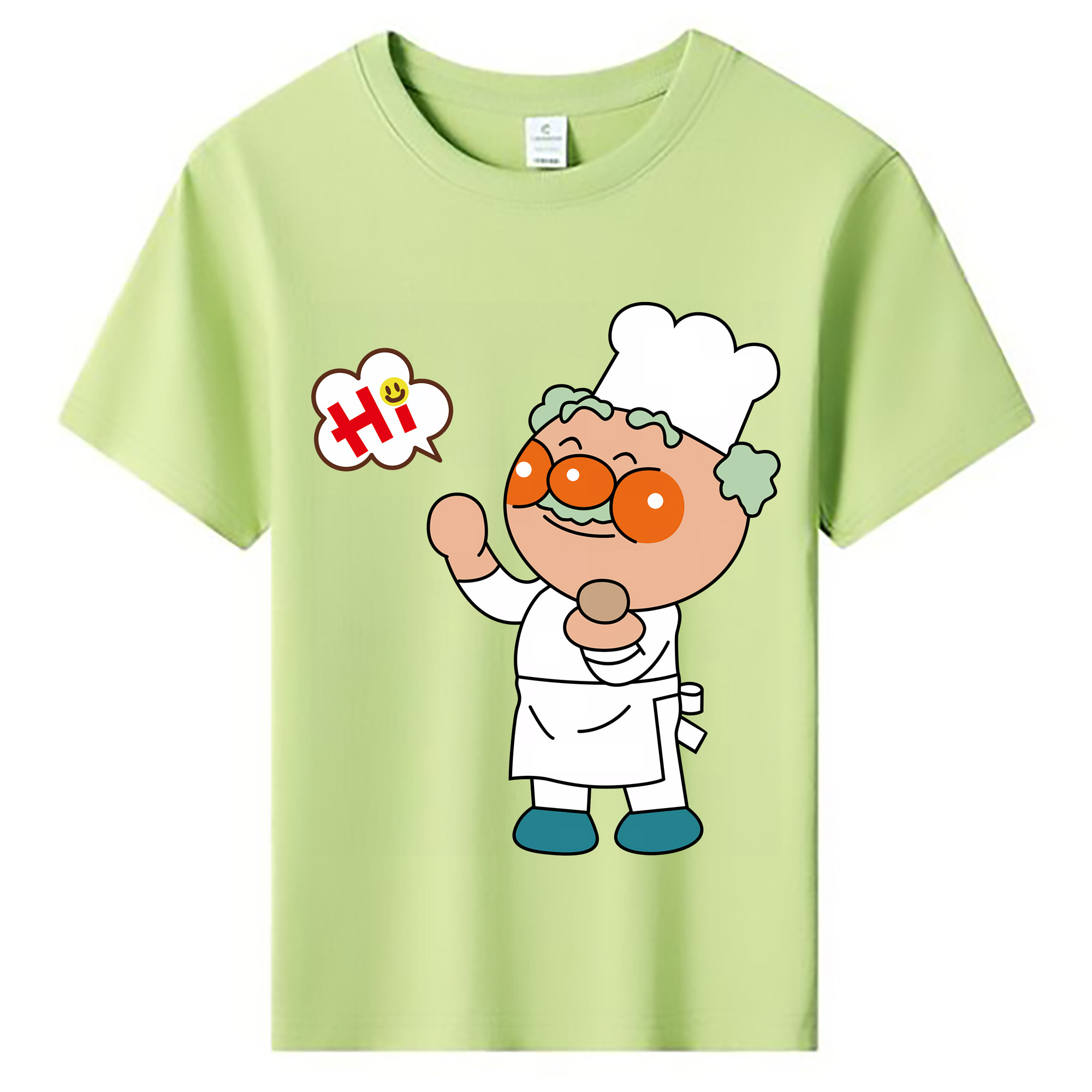 （画像用） アンパンマン Anpanman 綿100％キッズTシャツ（フロントプリント）